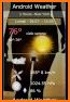 Transparent temperature forecast widget&clock related image