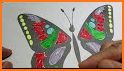 Glitter Butterfly Coloring - Learn Colors for kids related image