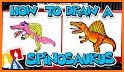 How to draw dinosaurs. Step by step lessons related image