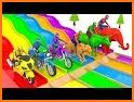 Waterpark io Animals 3D slide race game related image