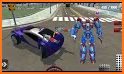 Flying Police Robot Car Games: Robot Bike Games related image