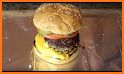 Homemade Burger Cooking related image