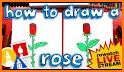 Learn How to Draw  a Rose 2018 related image