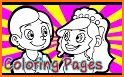 Wedding Coloring Game, Free Coloring Book Offline related image