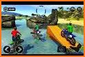 Beach Water Surfing Games: Bike Race related image