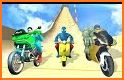 Superhero BMX Stunt Racing: Free Cycle Games related image