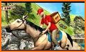 Mounted Horse Pizza Delivery: Fast Food games related image