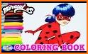 coloring book lady miraculous bug related image