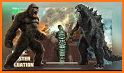 Kaiju Godzilla VS Gorilla Kong City destruction related image