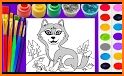 Puppy Dog Coloring Pages Drawing Game related image