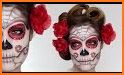 Mexican Sugar Skull Mask Stickers – Coloring Book related image