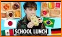 School Lunch Food - Kids Menu Pizza & Ice Cream related image
