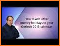 Add US Holidays to you calendar related image