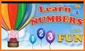 Learn Numbers 1 to 10 in English with balloons related image