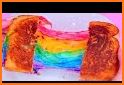 Rainbow Grilled Cheese Sandwich Maker! DIY cooking related image
