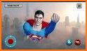 Flying Superhero War -  Grand City Rescue Games related image
