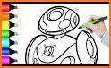 Robot Coloring Book related image