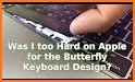 Pink Butterfly Keyboard related image