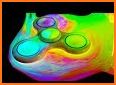 Glow Fidget Hand Neon Spinner Toy related image