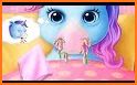 Cute Baby unicorn - little pony pet care game related image