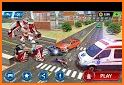 Ambulance Robot City Rescue Game related image