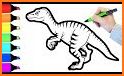 Dinosaurs Coloring Book Pages: dino kids Coloring related image