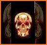Flame Skull Wallpaper Themes related image