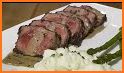 Pepper Crusted Tenderloin With Herbed Steak Sauce related image