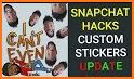 Cool Stickers for Snap chat -Snappy Face Edit 2018 related image