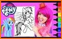 Little Coloring Books Pony Unicorn related image