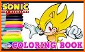Coloring Book for Sonic related image