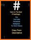 HashTags for Instagram, Roposo Facebook & Twitter related image