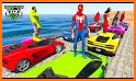 Superhero Car Stunts - Racing Car Games related image