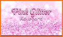 Glitter Pink Girly Keyboard Background related image