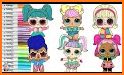 Surprise Dolls Ice Cream Coloring Pages Glitter related image