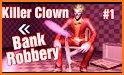 Freaky Clown Gangster Bank Robbery Heist related image