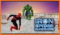 Flying Hero Iron Spider Mafia Fighter Adventure V2 related image